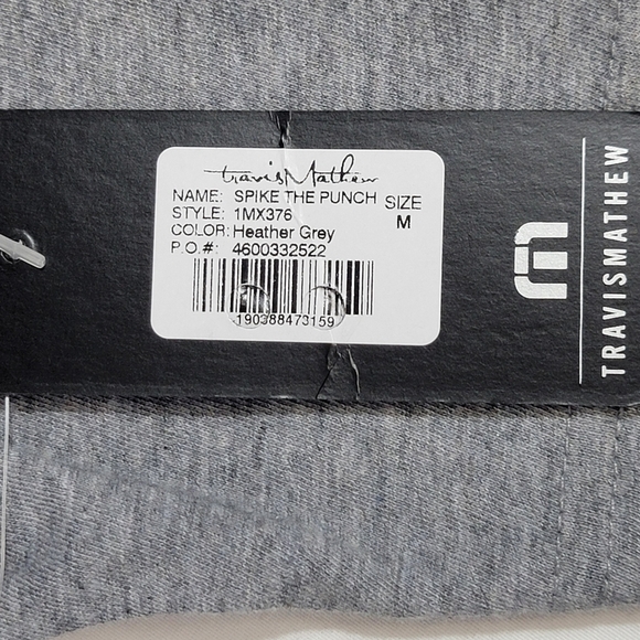 Travis Mathew Spike the Punch Christmas Shirt Men's Size Medium 100% Pima Cotton - Picture 6 of 10